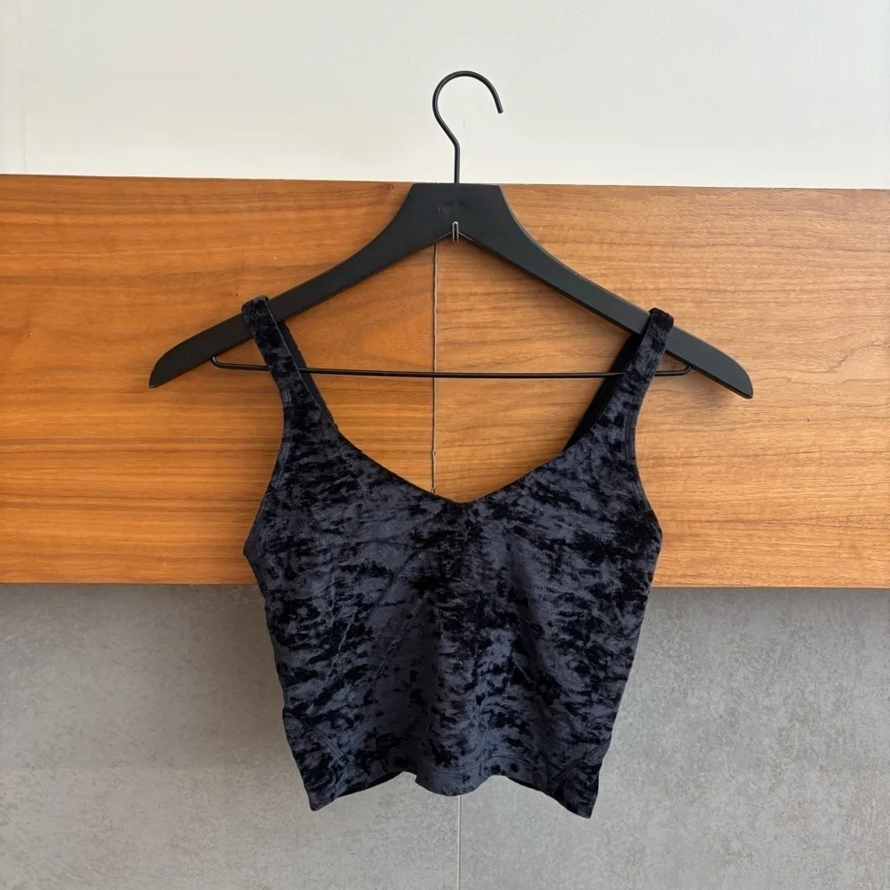 Lululemon Special Edition Align Tank Crushed Velvet, Size 4